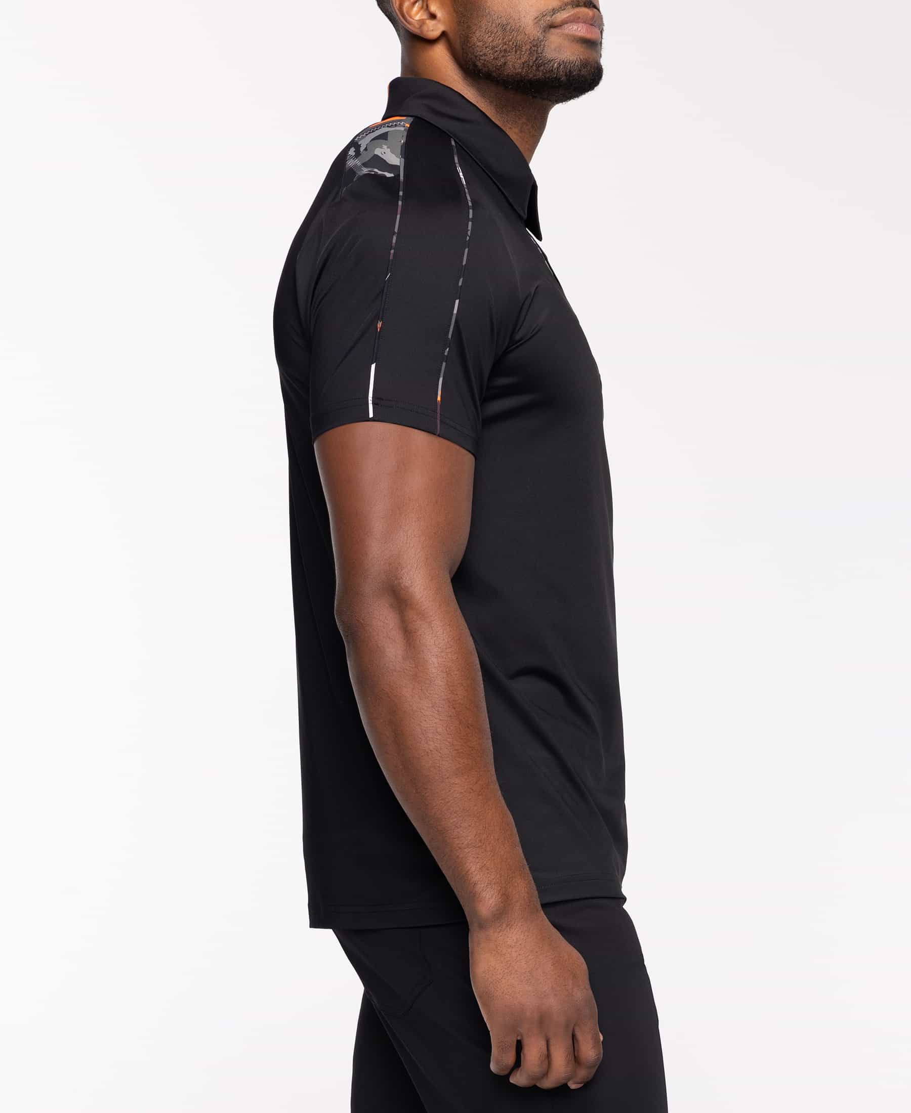 Athletic Fit BP Fairway Camo Panel Polo